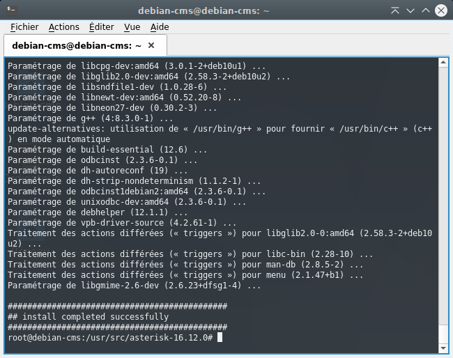 Установка asterisk 14 + freepbx 13  ubuntu 16.04