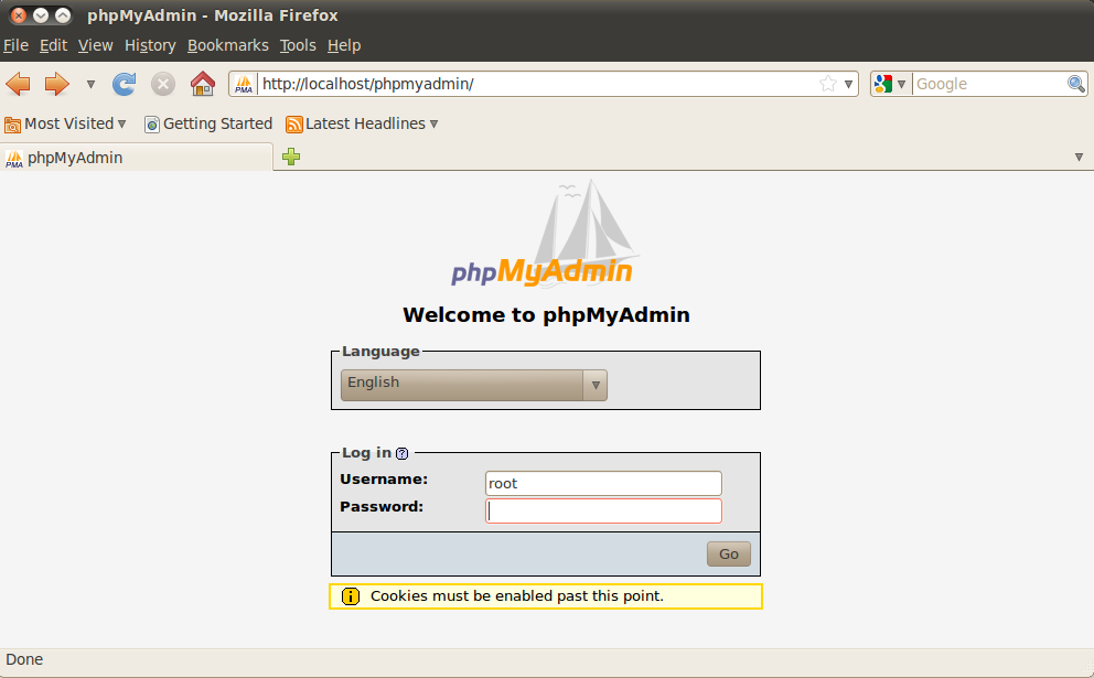 Установка и обеспечение безопасности phpmyadmin в ubuntu 18.04