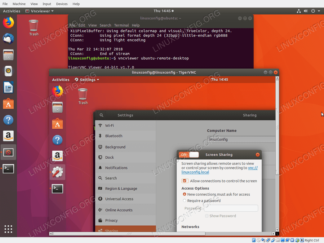 Как установить и настроить vnc в ubuntu 16.04