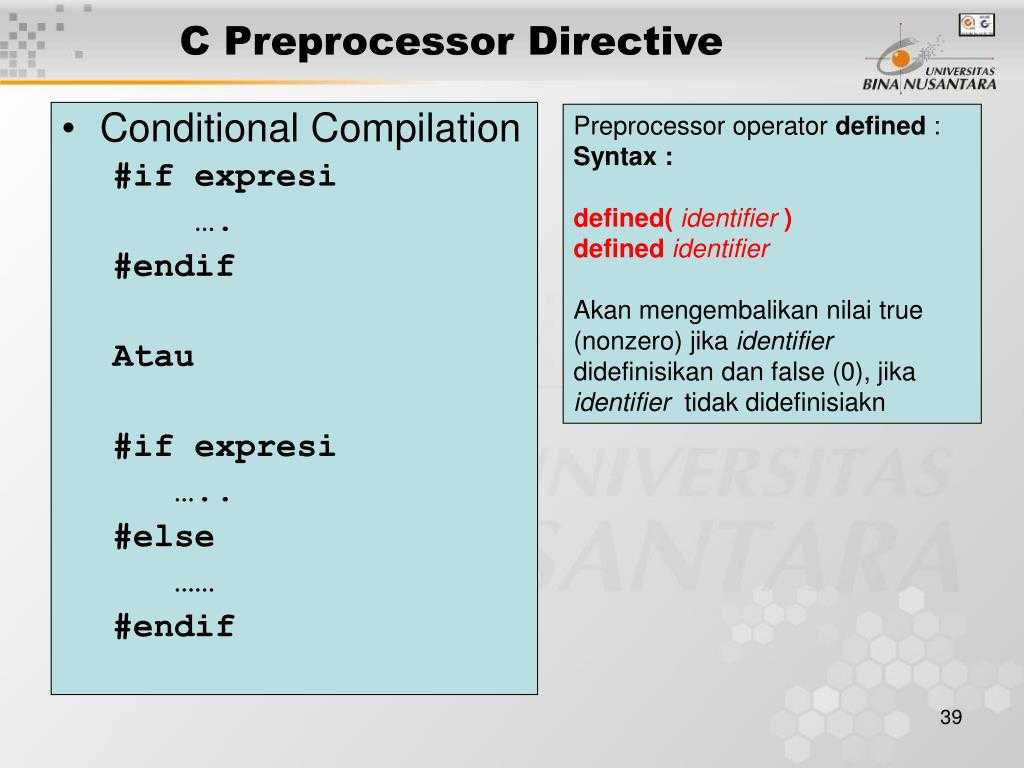 Директивы препроцессора - codechick