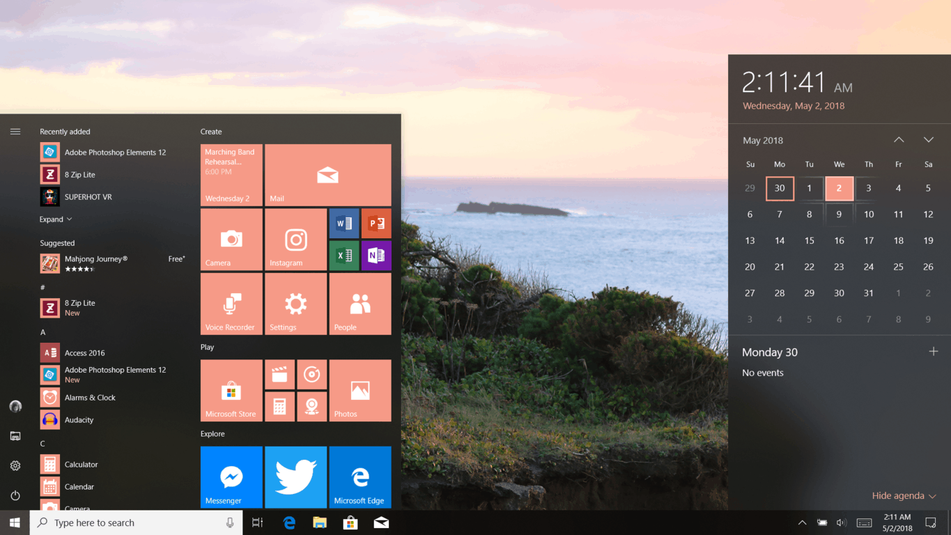Windows 10 spring creators update - обзор обновления
