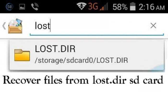 Lost.dir что за папка на флешке как восстановить файлы и можно ли её удалить?