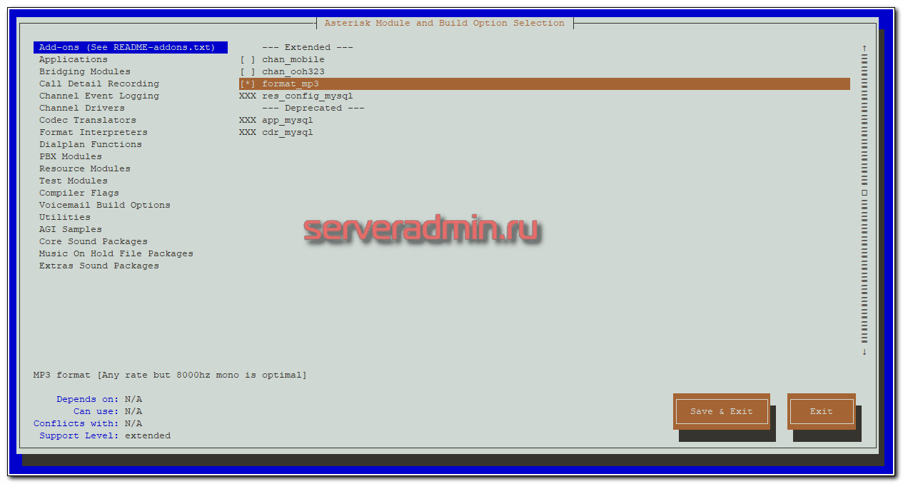Установка asterisk 13 + freepbx 12 ubuntu 14