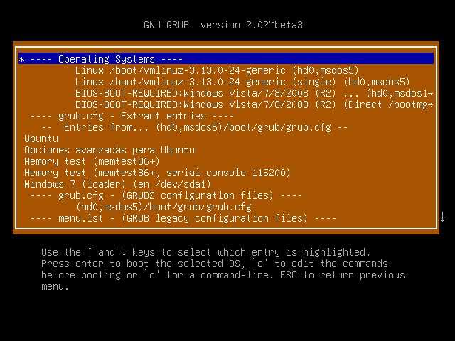 Системный загрузчик grub: восстановление настройка удаление - linux faq