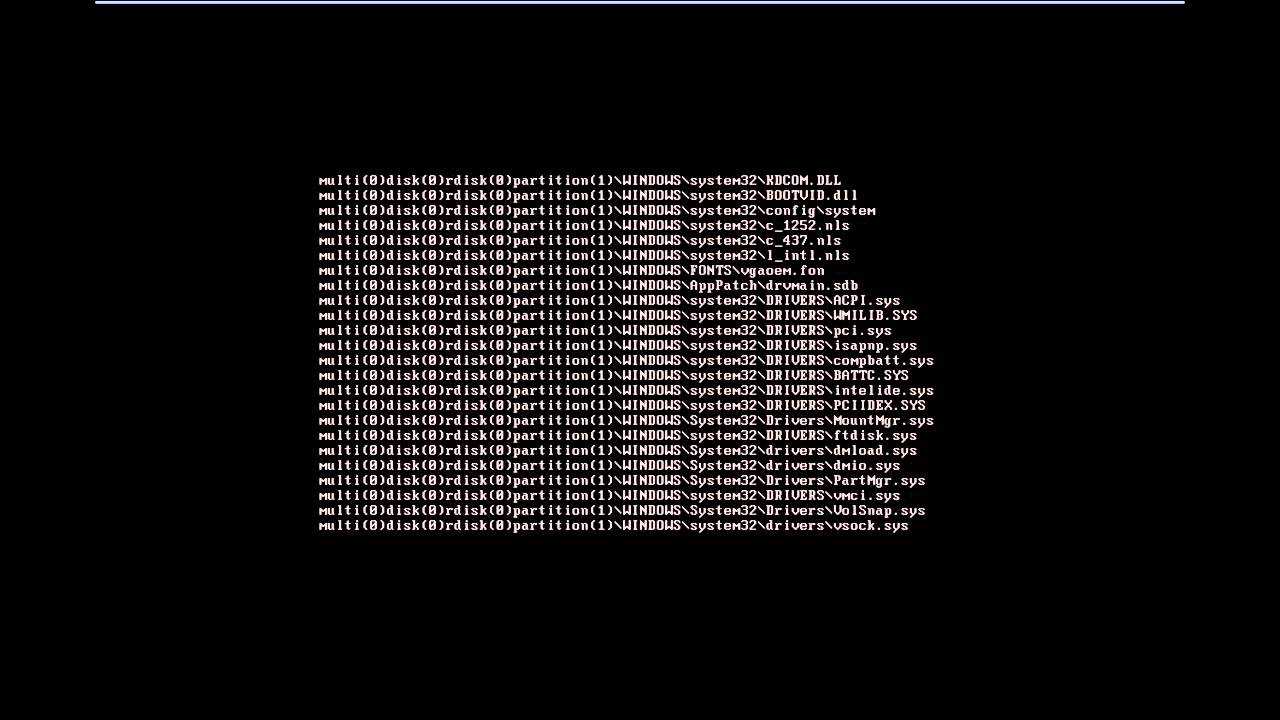Синий экран с кодом ошибки 0x0000007b