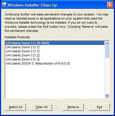 Windows installer cleanup utility где находится