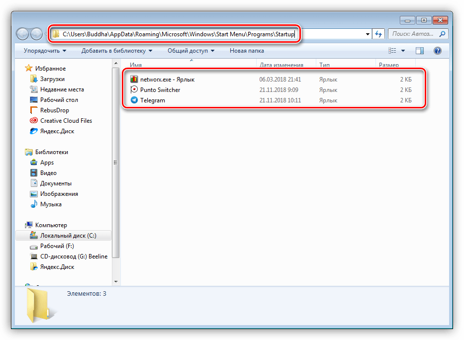 Программа в папке автозагрузки не запускается при запуске в windows 10 - zanz