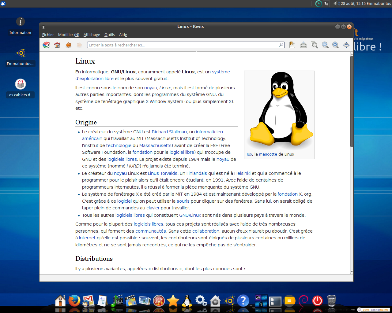 В статье дается инструкция по подключению ZIM-баз Википедии в программе-ридере Kiwix, предназначенной для чтения статей Википедии в оффлайн-режиме