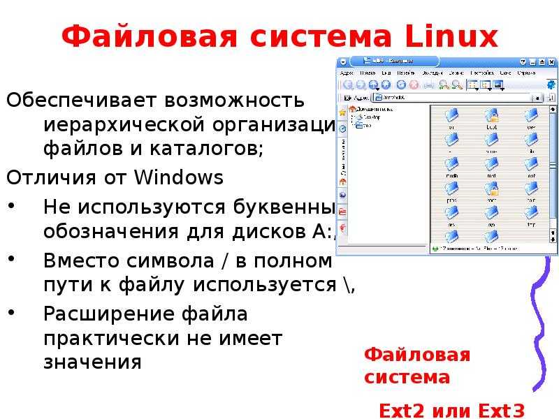 Linux операционная система файл. Файловая система ОС Linux. Файловая система Linux структура каталогов файловой системы. Структура файловой системы ОС Linux. Фай=ловая система Linux.