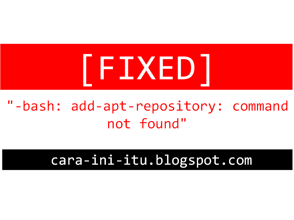 How to fix apt-get command not found in linux