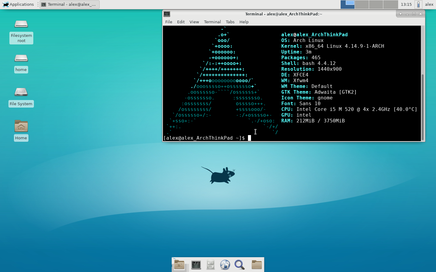 Устанавливаем arch linux через скрипт установки archinstall