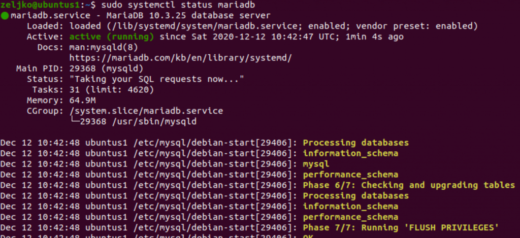 Backup и восстановление mysql (mariadb) базы данных с mysqldump | linux-notes.org
