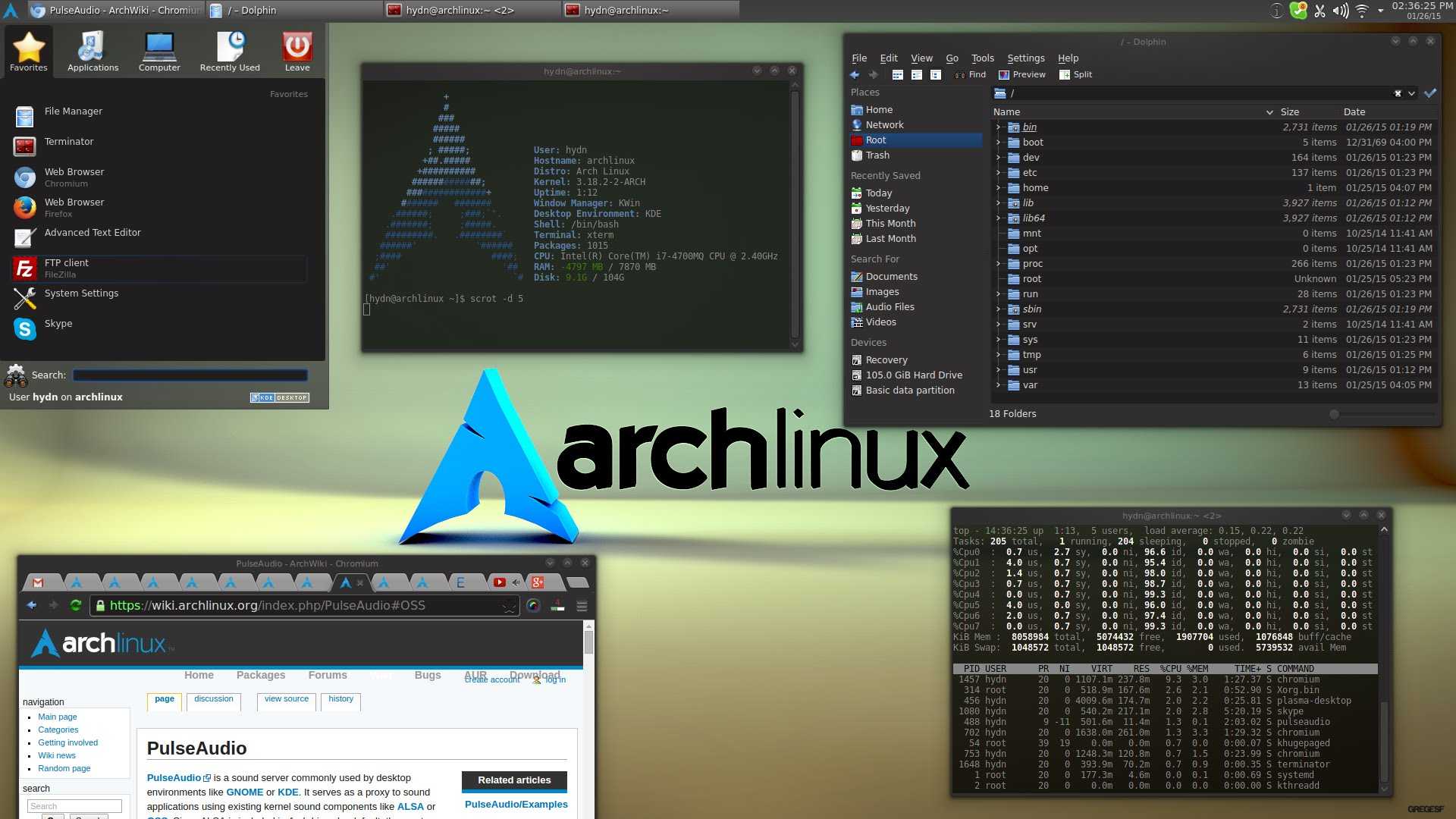 Установка и первичная настройка arch linux + xfce, часть 1 | ziggi - blog