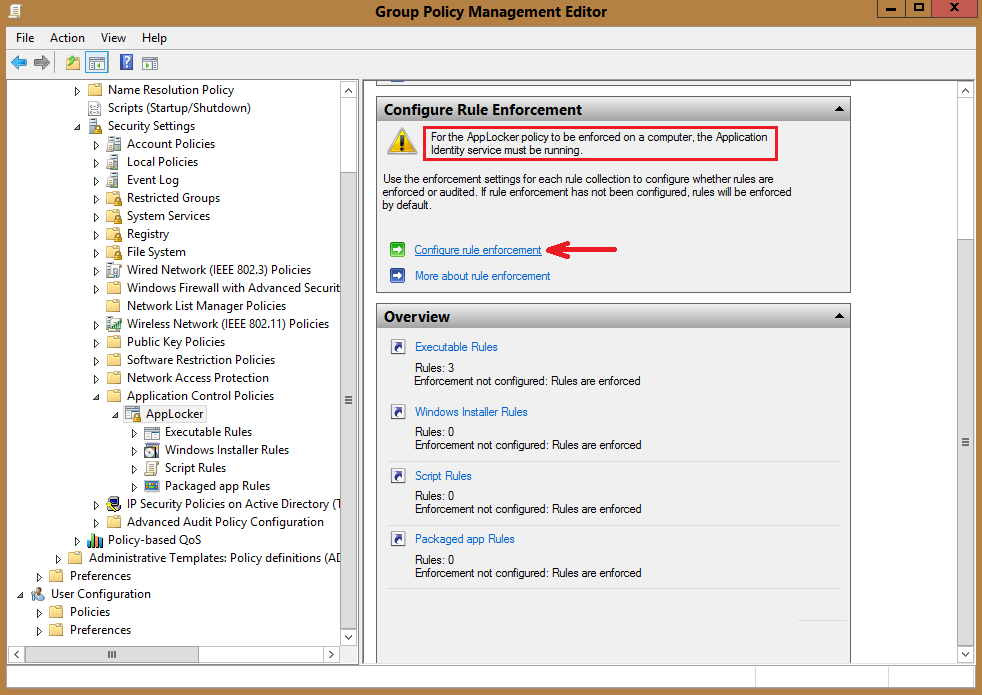 Windows applocker не позволяет пользователям устанавливать или запускать приложения