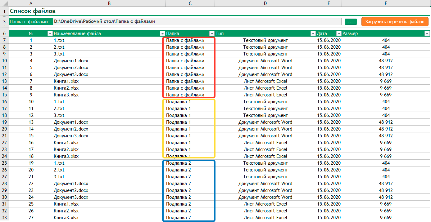 Как получить список файлов, которые находятся в папке windows: 3 способа