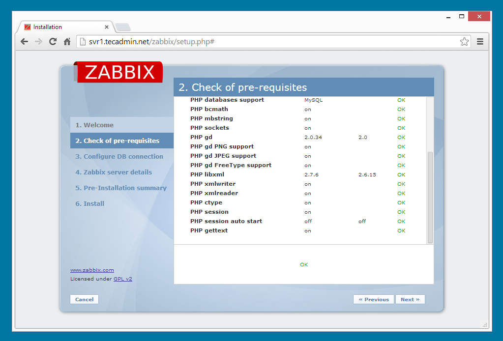 Установка zabbix + nginx+php-fpm + mariadb в unix/linux | linux-notes.org