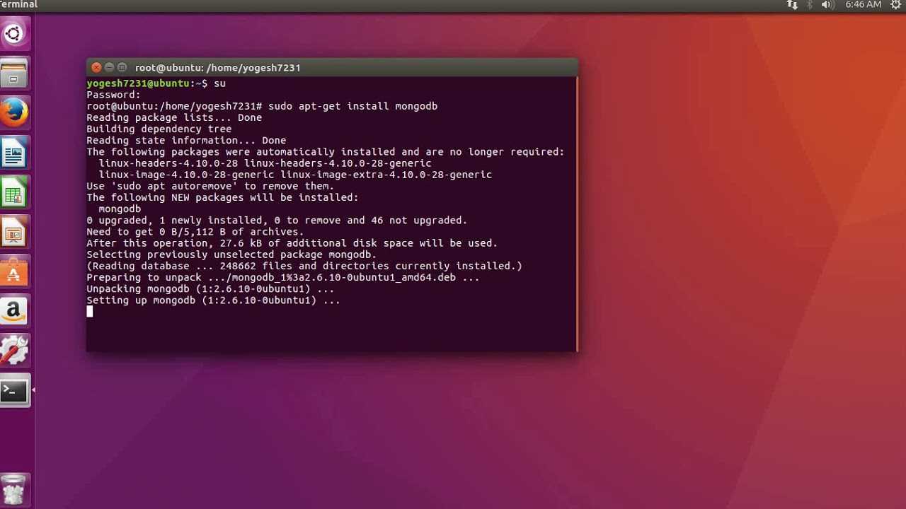 How to install mongodb on ubuntu linux
