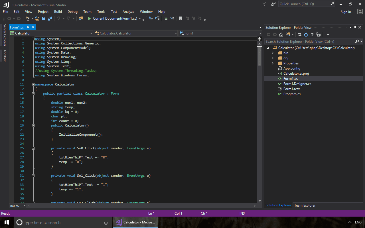 Выгрузить проект visual studio