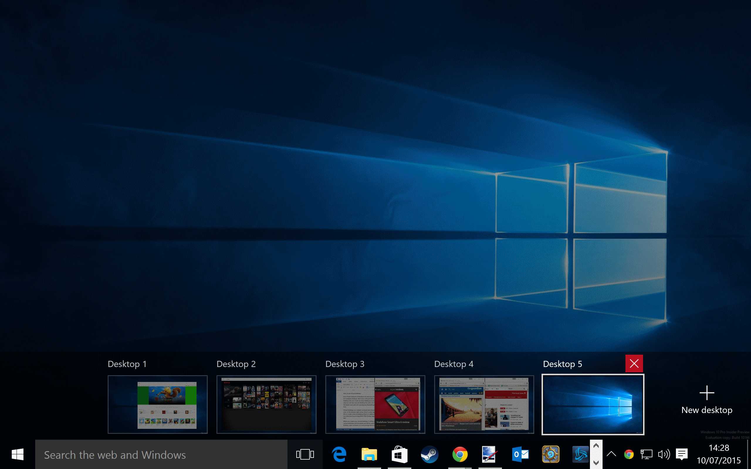 Рабочая windows 10. Вид рабочего стола Windows 10. Стандартная тема виндовс 10. Панель на рабочий стол Windows 10. Виртуальный рабочий стол для Windows.