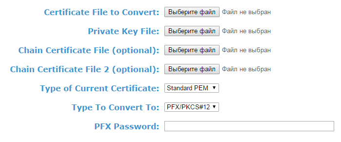 Создайте файл сертификата .pfx / .p12 с помощью openssl - ssl.com