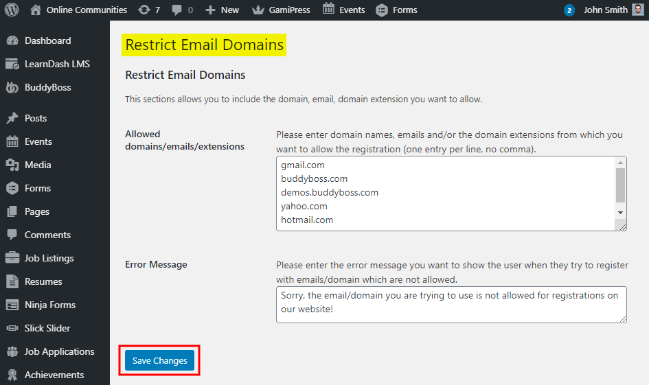 Send an email using smtp with php - amazon simple email service classic