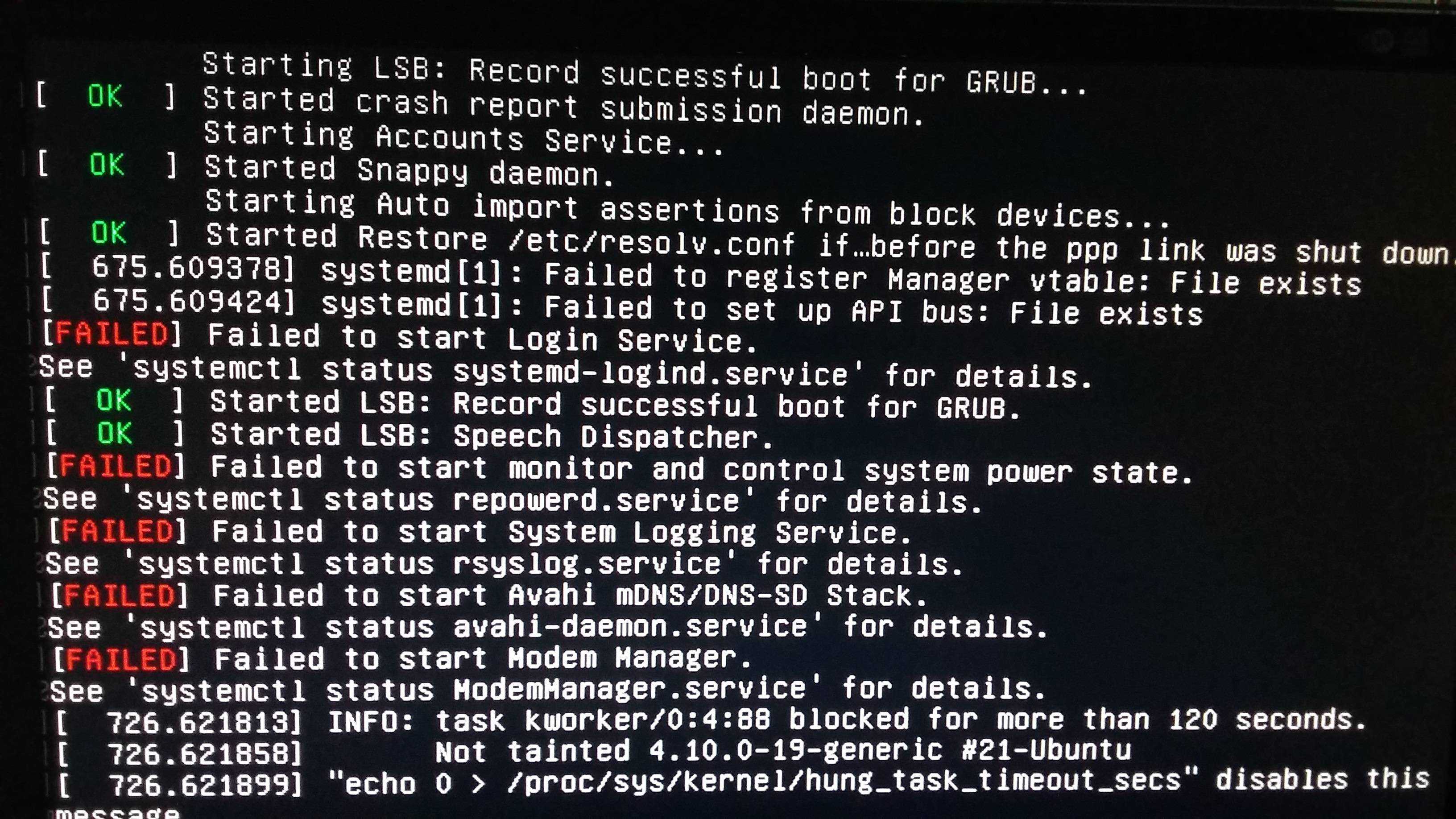 Управление службами linux