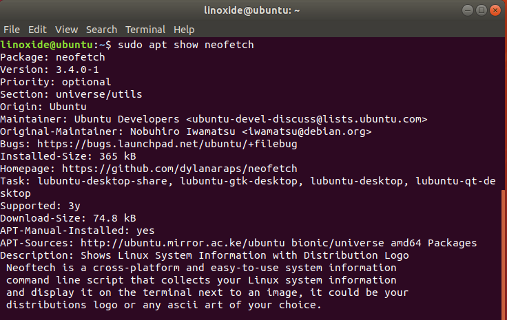 Как удалить программные пакеты в ubuntu