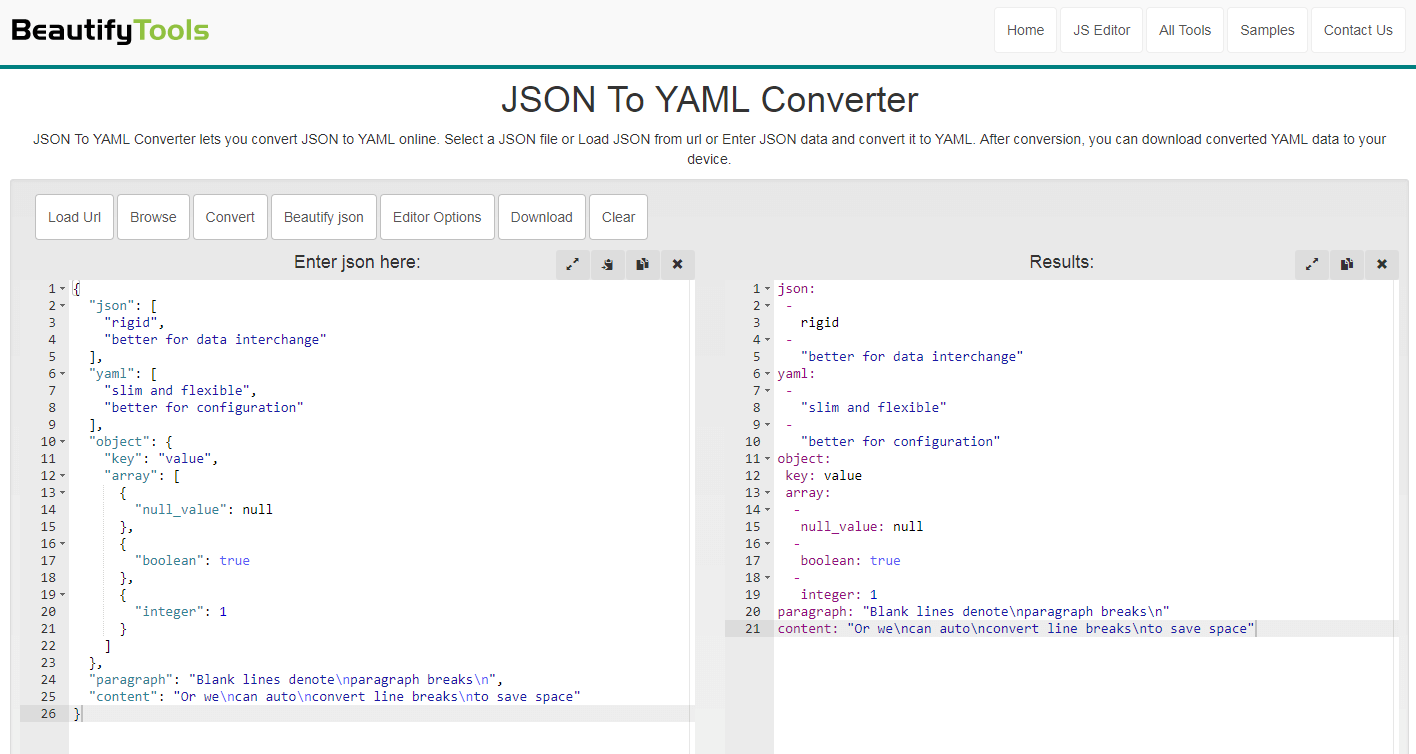 Синтаксис yaml для js разработчиков