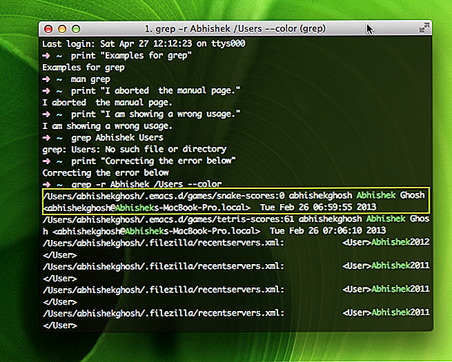 Linux egrep command