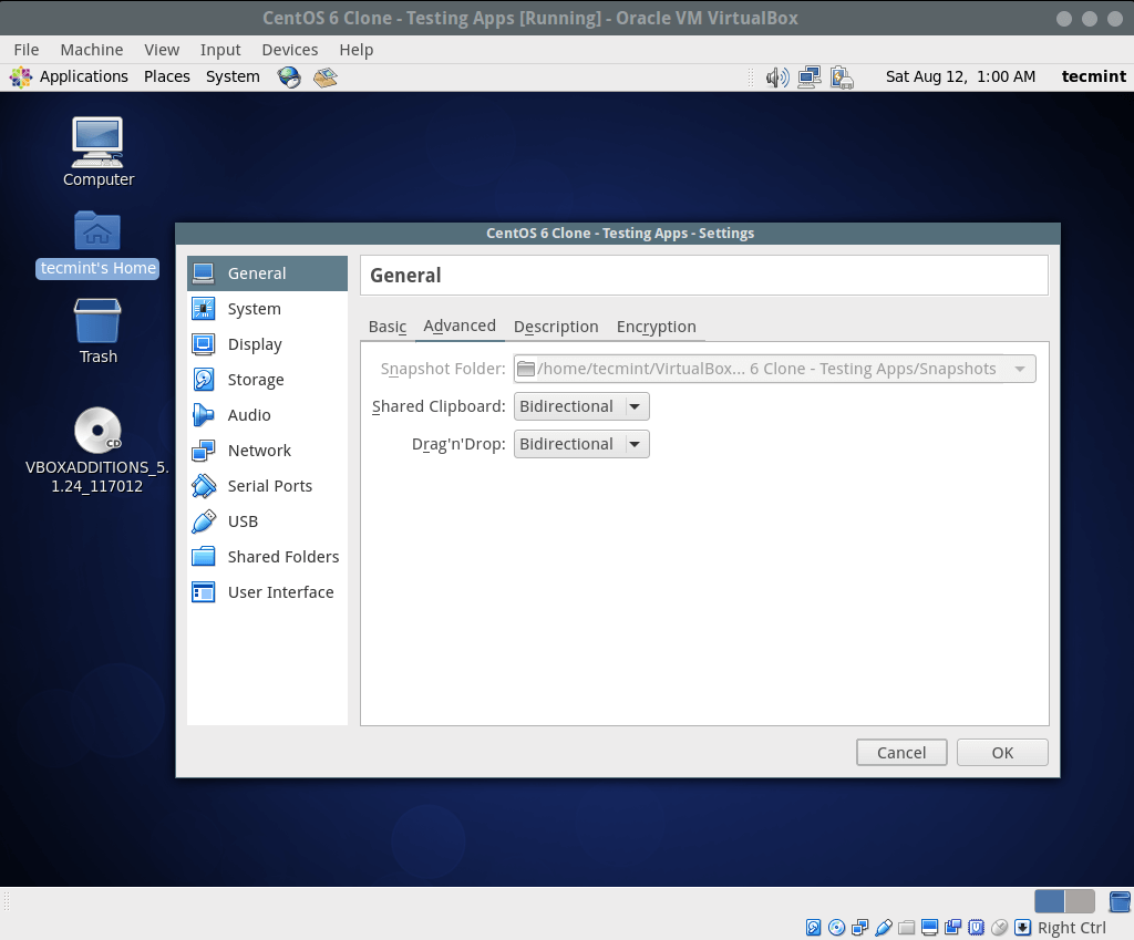 Howtos/virtualization/virtualbox/centosguest - centos wiki