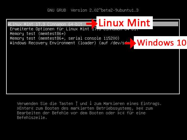 Как изменить порядок загрузки операционных систем (linux, windows) в grub