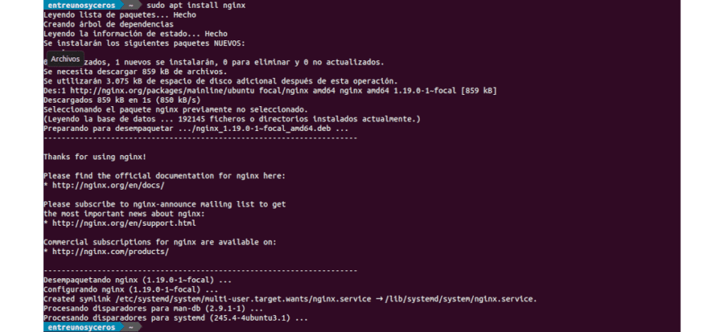 Установка linux, nginx, mysql, php (стека lemp) в ubuntu 20.04 | digitalocean