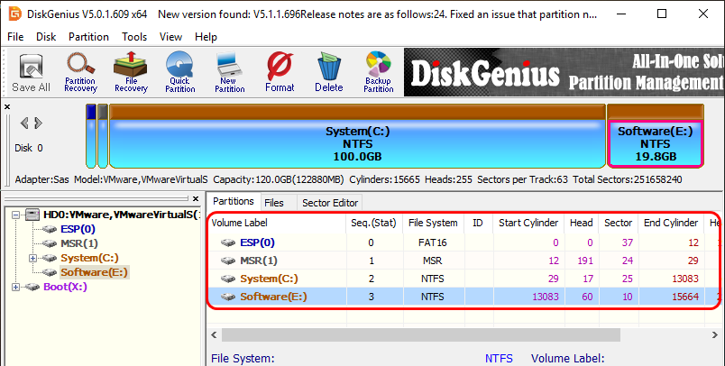 Инструкция по формированию структуры разделов пустого жёсткого диска программой DiskGenius в составе LiveDisk Стрельца Рассматривается программная функция быстрой разметки упрощённый вариант, которая включает создание схемы системных разделов для GPT- и M