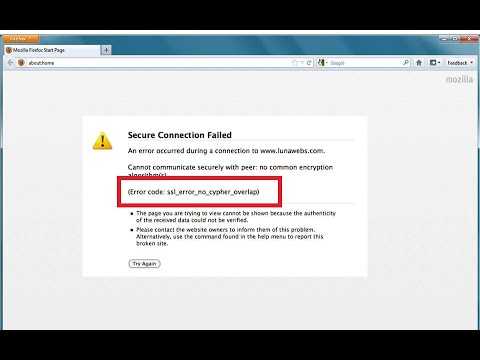 How to troubleshoot security error codes on secure websites | fanampiana firefox
