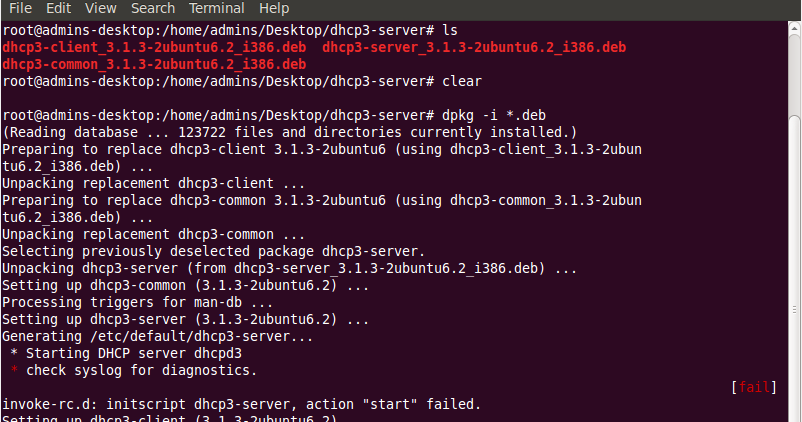 Какэто: настройка dhcp сервера на linux